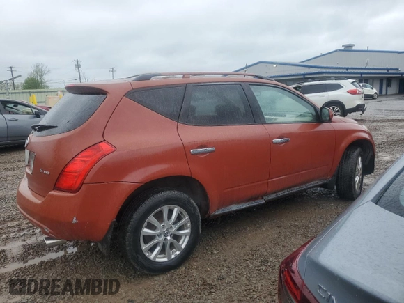 2005 Nissan Murano SL z VIN JN8AZ08W95W441878, wystawiony jako Copart lot #59869955 z przebiegiem 134 850 mil mil oraz Nie do naprawy • Non repairable. Historia ofert i sprzedaży dostępna na DreamBid. Obrazek 3.