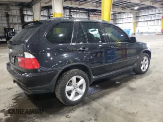 2006 BMW X5 4.4i with VIN 5UXFB53526LV29173, listed as a Copart auction lot 47077754 with 182,050 mi miles and Salvage Title. Bid and sale history available at carsss.com. Image 3.