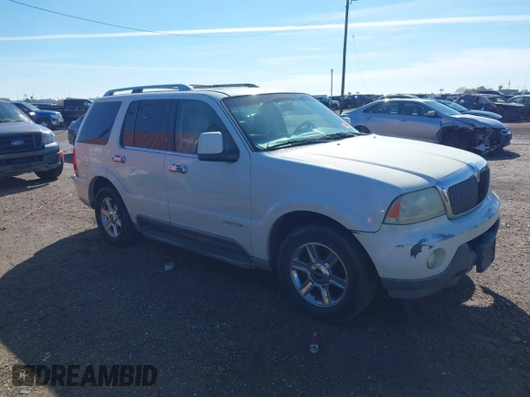 2003 Lincoln Aviator Luxury z VIN 5LMEU68H43ZJ34736, wystawiony jako IAAI lot #41220366 z przebiegiem Nie podano mil oraz . Historia ofert i sprzedaży dostępna na DreamBid. Obrazek 1.