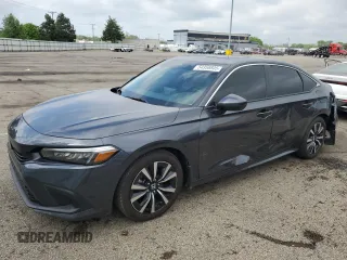 2024 Honda Civic EX z VIN 2HGFE1F76RH319547, wystawiony jako Copart lot #54358805 z przebiegiem 12 143 mil mil oraz Szkoda całkowita • Salvage title. Historia ofert i sprzedaży dostępna na DreamBid. Obrazek 1.