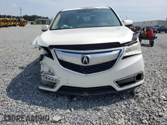 2015 Acura MDX Technology z VIN 5FRYD3H48FB001633, wystawiony jako Copart lot #57508545 z przebiegiem 135 944 mil mil oraz Szkoda całkowita • Salvage title. Historia ofert i sprzedaży dostępna na DreamBid. Obrazek 5.