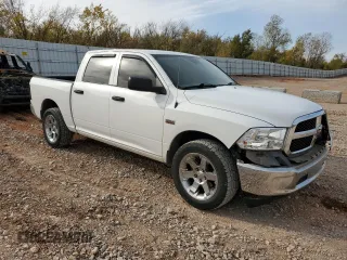2018 Ram 1500 Tradesman with VIN 3C6RR7KT5JG158769, listed as a Copart auction lot 81128954 with 127,958 mi miles and Salvage title. Bid and sale history available at DreamBid. Image 4.