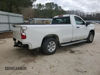 2023 Chevrolet Silverado 1500 Work Truck with VIN 3GCNAAED5PG286549, listed as a Copart auction lot 48572645 with 0 mi miles and Salvage Title. Bid and sale history available at carsss.com. Image 3.