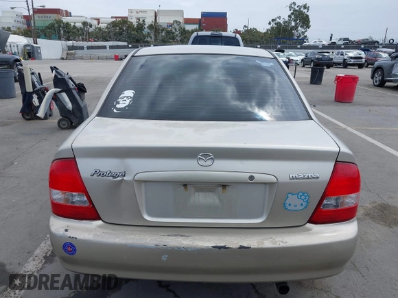 2002 Mazda Protege DX with VIN JM1BJ225121620394, listed as a IAAI auction lot 42043056 with 187,360 mi miles and . Bid and sale history available at DreamBid. Image 17.