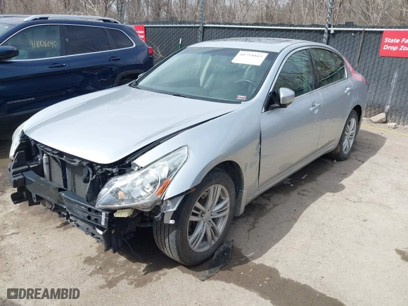 2011 Infiniti G25 Sedan x with VIN JN1DV6AR2BM451464, listed as a IAAI auction lot 41754165 with 76,094 mi miles. Bid and sale history available at carsss.com. Image 17.