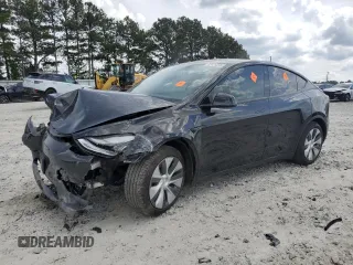 2021 Tesla Model Y Long Range z VIN 5YJYGDEE7MF081337, wystawiony jako Copart lot #55678295 z przebiegiem 58 809 mil mil oraz Szkody całkowita. Historia ofert i sprzedaży dostępna na DreamBid. Obrazek 1.