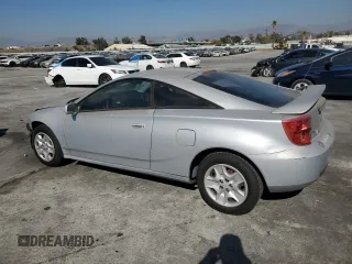 2003 Toyota Celica GT with VIN JTDDR32T130164099, listed as a Copart auction lot 77907374 with 73,950 mi miles and Salvage Title. Bid and sale history available at carsss.com. Image 2.