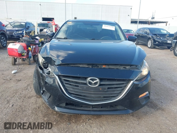 2015 Mazda 3 i SV with VIN JM1BM1T76F1262569, listed as a IAAI auction lot 41472375 with 89,932 mi miles. Bid and sale history available at carsss.com. Image 12.