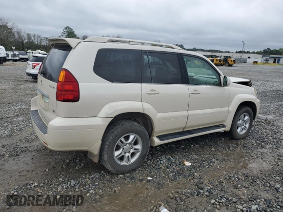 2003 Lexus GX 470 with VIN JTJBT20X830017610, listed as a Copart auction lot 47432395 with 330,087 mi miles and Salvage Title. Bid and sale history available at DreamBid. Image 3.