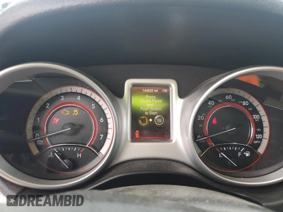 2015 Dodge Journey American Value z VIN 3C4PDCAB6FT649933, wystawiony jako Copart lot #54404415 z przebiegiem 144 830 mil mil oraz Szkoda całkowita • Salvage title. Historia ofert i sprzedaży dostępna na DreamBid. Obrazek 9.