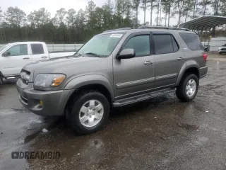 2006 Toyota Sequoia SR5 with VIN 5TDBT44A36S261915, listed as a Copart auction lot 46056895 with Not Provided miles and Salvage Title. Bid and sale history available at DreamBid. Image 1.