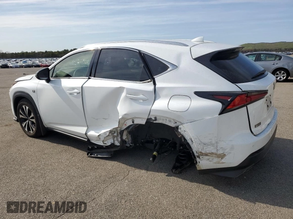 2019 Lexus NX 300 z VIN JTJBARBZ9K2201065, wystawiony jako Copart lot #53925845 z przebiegiem 40 458 mil mil oraz Szkody całkowita. Historia ofert i sprzedaży dostępna na DreamBid. Obrazek 2.