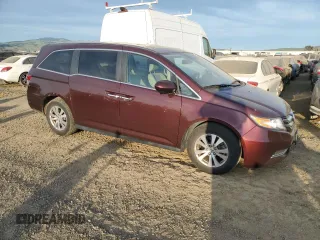 2015 Honda Odyssey EX-L with VIN 5FNRL5H6XFB065761, listed as a Copart auction lot 47125025 with 97,263 mi miles and Salvage Title. Bid and sale history available at DreamBid. Image 4.