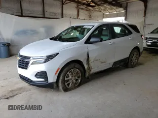 2024 Chevrolet Equinox LS with VIN 3GNAXSEG6RL300084, listed as a Copart auction lot 52731135 with 3,762 mi miles and Non repairable. Bid and sale history available at DreamBid. Image 1.