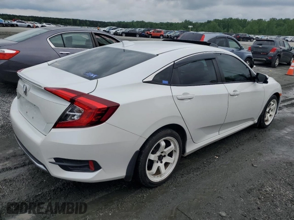 2020 Honda Civic Sedan EX with VIN 19XFC1F30LE010788, listed as a Copart auction lot 48169585 with 78,030 mi miles and Salvage Title. Bid and sale history available at carsss.com. Image 3.