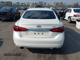 2021 Infiniti Q50 3.0t LUXE with VIN JN1EV7BP3MM700462, listed as a IAAI auction lot 41800539 with 55,866 mi miles. Bid and sale history available at carsss.com. Image 16.