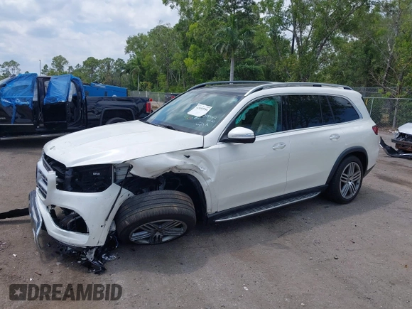 2021 Mercedes-Benz GLS 450 with VIN 4JGFF5KE3MA381420, listed as a IAAI auction lot 42055956 with 57,268 mi miles and . Bid and sale history available at DreamBid. Image 12.