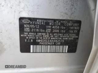 2013 Hyundai Elantra GT with VIN KMHD35LE4DU062573, listed as a Copart auction lot 67946914 with 140,819 mi miles and Salvage Title. Bid and sale history available at carsss.com. Image 12.