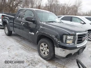 2009 GMC Sierra 1500 SLE with VIN 1GTEK29099Z296837, listed as a IAAI auction lot 41604029 with 198,881 mi miles. Bid and sale history available at carsss.com. Image 1.