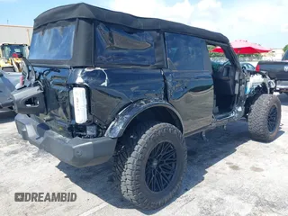 2023 Ford Bronco with VIN 1FMDE5BH3PLA99520, listed as a IAAI auction lot 42684872 with 11,118 mi miles and . Bid and sale history available at DreamBid. Image 4.