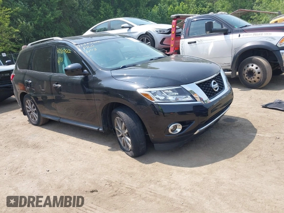 2016 Nissan Pathfinder SL z VIN 5N1AR2MM7GC604846, wystawiony jako IAAI lot #42507502 z przebiegiem 154 262 mil mil oraz . Historia ofert i sprzedaży dostępna na DreamBid. Obrazek 1.
