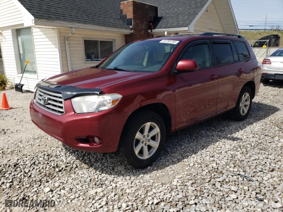 2010 Toyota Highlander SE with VIN 5TDJK3EHXAS036906, listed as a Copart auction lot 50785785 with 205,576 mi miles and Salvage Title. Bid and sale history available at carsss.com. Image 1.