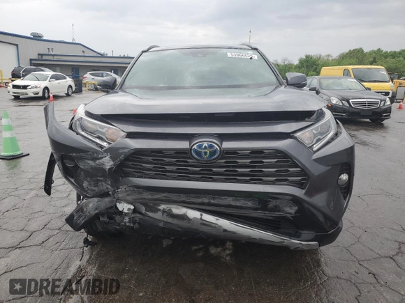 2021 Toyota RAV4 Hybrid XSE with VIN 4T3E6RFVXMU032385, listed as a Copart auction lot 53966625 with 113,506 mi miles and Salvage title. Bid and sale history available at DreamBid. Image 5.