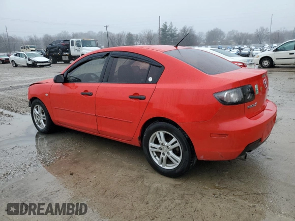 2008 Mazda 3 i Sport with VIN JM1BK12F581782392, listed as a Copart auction lot 44951295 with 188,112 mi miles and Non Repairable. Bid and sale history available at DreamBid. Image 2.