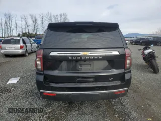 2023 Chevrolet Suburban LT with VIN 1GNSCCKD3PR125671, listed as a Copart auction lot 46734575 with 158,217 mi miles and Salvage title. Bid and sale history available at DreamBid. Image 6.