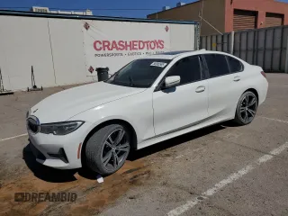 2019 BMW 3 Series 330i z VIN 3MW5R1J54K8A03761, wystawiony jako Copart lot #50086585 z przebiegiem 70 160 mil mil oraz Szkoda całkowita • Salvage title. Historia ofert i sprzedaży dostępna na DreamBid. Obrazek 1.