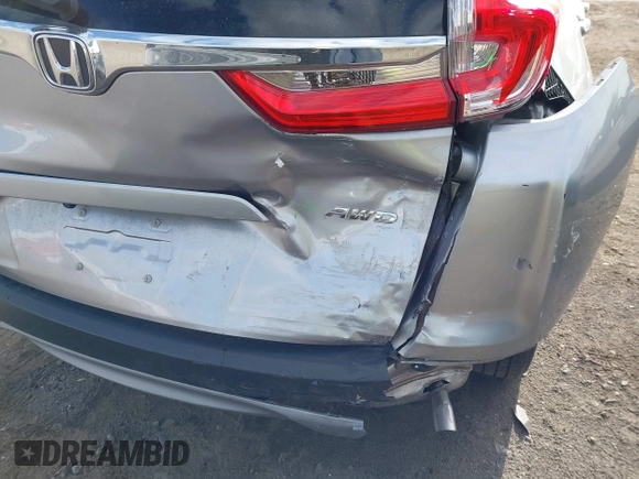 2019 Honda CR-V EX-L with VIN 2HKRW2H81KH677690, listed as a IAAI auction lot 41924225 with 39,227 mi miles and . Bid and sale history available at carsss.com. Image 6.