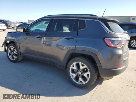 2021 Jeep Compass Limited with VIN 3C4NJDCB6MT604376, listed as a Copart auction lot 49669865 with 86,975 mi miles and Salvage Title. Bid and sale history available at DreamBid. Image 2.