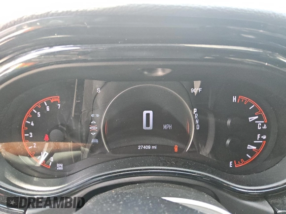 2024 Dodge Durango GT Plus with VIN 1C4RDJDG7RC192232, listed as a Copart auction lot 59980395 with 27,409 mi miles and Clean title. Bid and sale history available at DreamBid. Image 9.