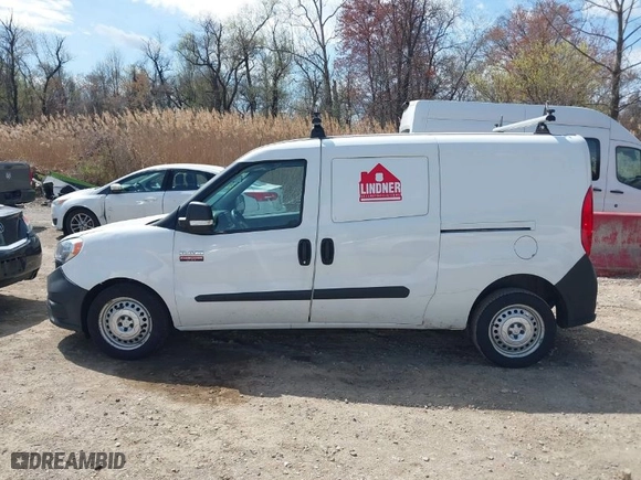 2017 Ram ProMaster City Cargo Van Tradesman with VIN ZFBERFAB7H6F14411, listed as a IAAI auction lot 41929544 with 318,038 mi miles. Bid and sale history available at carsss.com. Image 14.