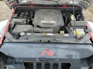 2014 Jeep Wrangler Unlimited Sport with VIN 1C4BJWDG4EL115321, listed as a Copart auction lot 51297255 with 176,685 mi miles and Salvage Title. Bid and sale history available at carsss.com. Image 12.