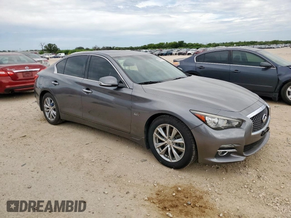 2017 Infiniti Q50 Premium with VIN JN1EV7AR2HM836977, listed as a Copart auction lot 66161865 with Not provided miles and Clean title. Bid and sale history available at DreamBid. Image 4.