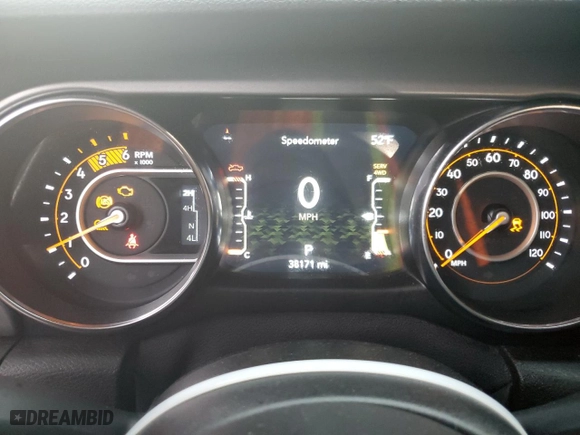 2021 Jeep Gladiator Texas Trail with VIN 1C6JJTAM7ML558492, listed as a Copart auction lot 86909804 with 38,171 mi miles and Salvage Title. Bid and sale history available at carsss.com. Image 9.