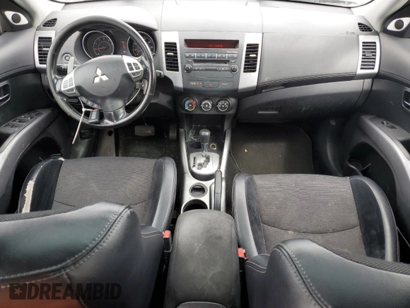 2011 Mitsubishi Outlander SE with VIN JA4AS3AW7BU027947, listed as a Copart auction lot 54623345 with 164,641 mi miles and Salvage title. Bid and sale history available at DreamBid. Image 8.