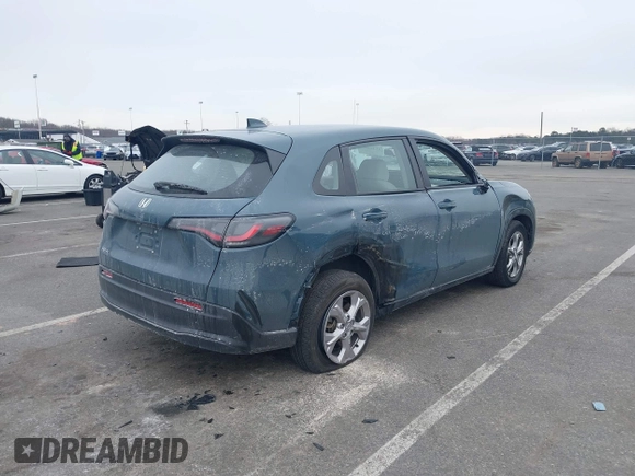 2024 Honda HR-V LX with VIN 3CZRZ2H34RM725791, listed as a IAAI auction lot 41342535 with 18,408 mi miles and . Bid and sale history available at DreamBid. Image 4.
