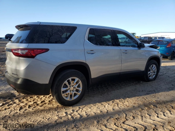 2021 Chevrolet Traverse LS with VIN 1GNERFKW8MJ163311, listed as a Copart auction lot 50092825 with 33,923 mi miles and Salvage Title. Bid and sale history available at carsss.com. Image 3.