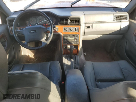 1996 Volvo 960 with VIN YV1KS9603T1095676, listed as a Copart auction lot 53124405 with 134,942 mi miles and Salvage title. Bid and sale history available at DreamBid. Image 8.