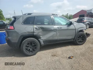 2019 Jeep Cherokee Trailhawk with VIN 1C4PJMBX6KD425554, listed as a Copart auction lot 61097135 with 97,452 mi miles and Salvage title. Bid and sale history available at DreamBid. Image 3.