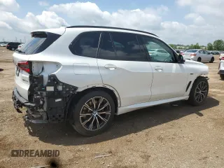 2022 BMW X5 xDrive45e with VIN 5UXTA6C06N9J13414, listed as a Copart auction lot 60317535 with 53,767 mi miles and Salvage title. Bid and sale history available at DreamBid. Image 3.