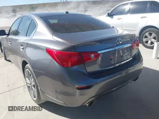 2014 Infiniti Q50 with VIN JN1BV7AP0EM673520, listed as a IAAI auction lot 41287915 with 178,339 mi miles. Bid and sale history available at carsss.com. Image 3.