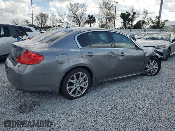 2011 Infiniti G37 Sedan Journey with VIN JN1CV6AP7BM510728, listed as a Copart auction lot 44772725 with Not Provided miles and Salvage Title. Bid and sale history available at carsss.com. Image 3.