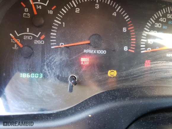 1999 Dodge Durango with VIN 1B4HR28Y0XF657187, listed as a Copart auction lot 49405875 with 186,003 mi miles and Salvage Title. Bid and sale history available at carsss.com. Image 9.