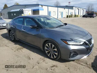 2020 Nissan Maxima Platinum with VIN 1N4AA6FV8LC367941, listed as a Copart auction lot 46709925 with 26,498 mi miles and Salvage Title. Bid and sale history available at DreamBid. Image 4.