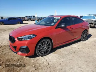 2021 BMW 2 Series M235i xDrive with VIN WBA13AL02M7H72672, listed as a Copart auction lot 80647624 with 35,067 mi miles and Salvage Title. Bid and sale history available at carsss.com. Image 1.