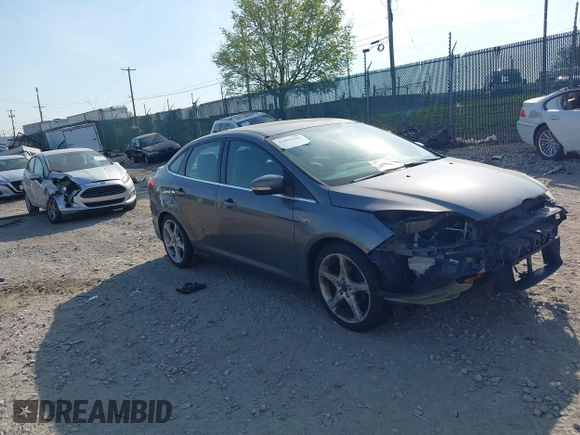 2014 Ford Focus Titanium with VIN 1FADP3J24EL241067, listed as a IAAI auction lot 42093101 with 1 mi miles. Bid and sale history available at carsss.com. Image 1.
