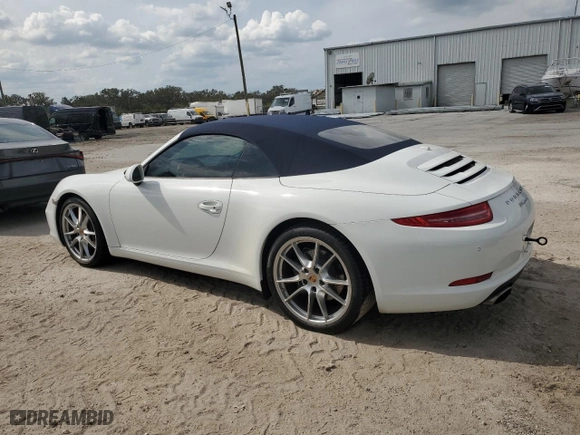2015 Porsche 911 Carrera with VIN WP0CA2A99FS141097, listed as a Copart auction lot 76830264 with 22628 miles and Salvage Title. Bid and sale history available at carsss.com. Image 2.